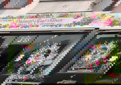 Hamstel Florist sign windows Hamstel Florist sign windows